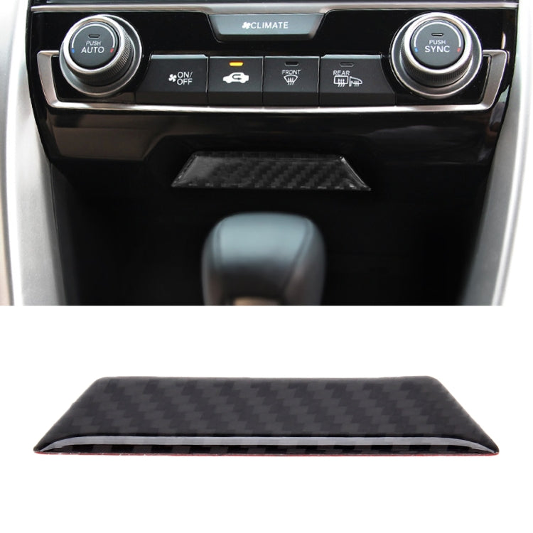 Carbon Fiber Trim Central Control Gears Shift Panel Decorative Sticker for Honda Civic 10th Gen 2016-2019, Gears Shift Panel