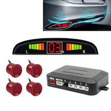 Load image into Gallery viewer, Car Buzzer Reverse Backup Radar System - Premium Quality 4 Parking Sensors Car Reverse Backup Radar System with LCD Display