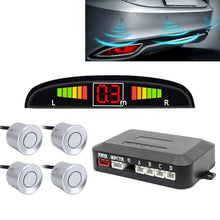 Load image into Gallery viewer, Car Buzzer Reverse Backup Radar System - Premium Quality 4 Parking Sensors Car Reverse Backup Radar System with LCD Display
