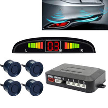Load image into Gallery viewer, Car Buzzer Reverse Backup Radar System - Premium Quality 4 Parking Sensors Car Reverse Backup Radar System with LCD Display