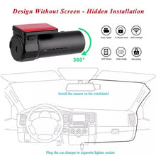 Load image into Gallery viewer, Mini Car Dash Camera WiFi Monitor Full HD Dashcam Video Recorder Camcorder Motion Detection, Support TF Card &amp; Android &amp; IOS, K602