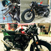 Load image into Gallery viewer, Pair Motorcycle Turn Signal Light Grip Bar Plug Strobe Side Marker End LED Handlebar Lamp, Turn Double Light, Blue Light, Pink Light, Green Light, Red Light