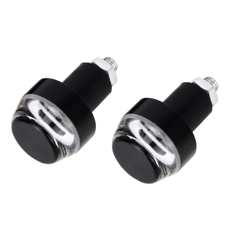 Pair Motorcycle Turn Signal Light Grip Bar Plug Strobe Side Marker End LED Handlebar Lamp, Turn Double Light, Blue Light, Pink Light, Green Light, Red Light