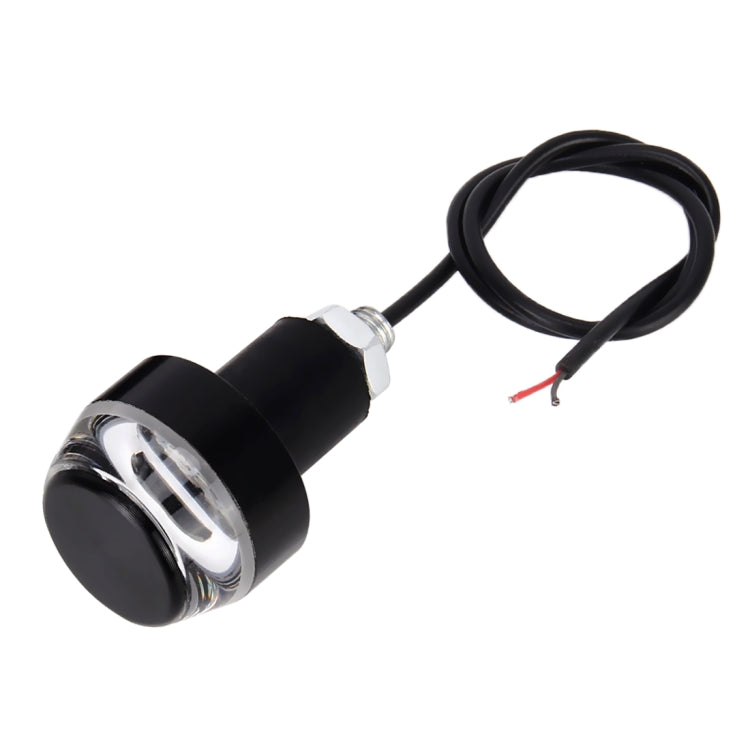 Pair Motorcycle Turn Signal Light Grip Bar Plug Strobe Side Marker End LED Handlebar Lamp, Turn Double Light, Blue Light, Pink Light, Green Light, Red Light