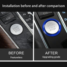 Load image into Gallery viewer, Car Engine Start Key Push Button Ring Trim Aluminum Alloy Sticker Decoration for Audi, For Audi(Engine Start)