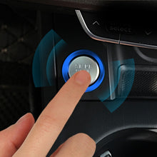 Load image into Gallery viewer, Car Engine Start Key Push Button Ring Trim Aluminum Alloy Sticker Decoration for Audi, For Audi(Engine Start)