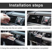 Load image into Gallery viewer, Universal Car Air Vent Mount Outlet Storage Box Case Bag Pouch Phone Holder, Air Vent Storage Box