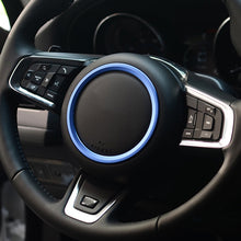 Load image into Gallery viewer, Car Auto Steering Wheel Aluminum Alloy Ring Cover Trim Sticker Decoration for Jaguar, For Jaguar