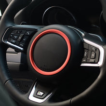 Load image into Gallery viewer, Car Auto Steering Wheel Aluminum Alloy Ring Cover Trim Sticker Decoration for Jaguar, For Jaguar