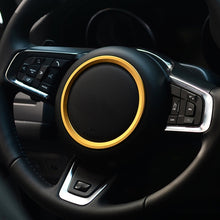 Load image into Gallery viewer, Car Auto Steering Wheel Aluminum Alloy Ring Cover Trim Sticker Decoration for Jaguar, For Jaguar