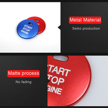Load image into Gallery viewer, 3D Aluminum Alloy Engine Start Stop Push Button Cover Trim Decorative Sticker for Mazda, for Mazda