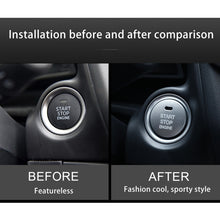 Load image into Gallery viewer, 3D Aluminum Alloy Engine Start Stop Push Button Cover Trim Decorative Sticker for Mazda, for Mazda