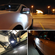 Load image into Gallery viewer, 2 PCS DC 12V 2W 6000K 120LM 18-LED Side Rear View Mirror Puddle Lights Lamp for Ford 2013-2017 Explorer/2015-2017 Taurus/2015-2017 Edge/2015-2017 Mondeo, For Ford 2013-2017 Explorer