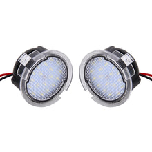Load image into Gallery viewer, 2 PCS DC 12V 2W 6000K 120LM 18-LED Side Rear View Mirror Puddle Lights Lamp for Ford 2013-2017 Explorer/2015-2017 Taurus/2015-2017 Edge/2015-2017 Mondeo, For Ford 2013-2017 Explorer