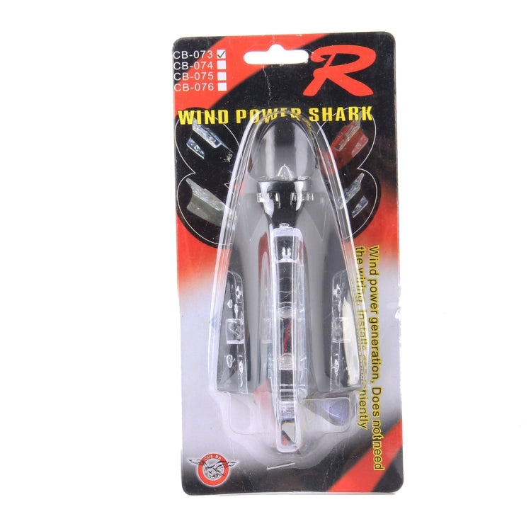 CB-073 Colorful Warning Light Wind Power Shark Fin Antenna Car Decoration, CB-073