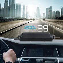 Load image into Gallery viewer, T900 Car GPS HUD Virtual HD Reflection Board Head-up Display, Speed &amp; Driving Distance / Time Display, Over Speed &amp; Voltage &amp; Low Voltage Alarm, Fatigue Driving, T900  Green + White, T900 Blue + White, T900  White