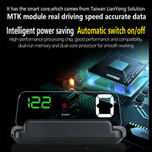 Load image into Gallery viewer, T900 Car GPS HUD Virtual HD Reflection Board Head-up Display, Speed &amp; Driving Distance / Time Display, Over Speed &amp; Voltage &amp; Low Voltage Alarm, Fatigue Driving, T900  Green + White, T900 Blue + White, T900  White