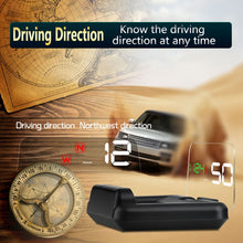 Load image into Gallery viewer, T900 Car GPS HUD Virtual HD Reflection Board Head-up Display, Speed &amp; Driving Distance / Time Display, Over Speed &amp; Voltage &amp; Low Voltage Alarm, Fatigue Driving, T900  Green + White, T900 Blue + White, T900  White