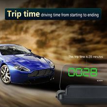 Load image into Gallery viewer, T900 Car GPS HUD Virtual HD Reflection Board Head-up Display, Speed &amp; Driving Distance / Time Display, Over Speed &amp; Voltage &amp; Low Voltage Alarm, Fatigue Driving, T900  Green + White, T900 Blue + White, T900  White
