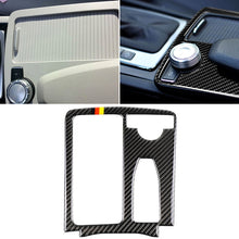 Load image into Gallery viewer, Car German Flag Carbon Fiber Right Drive Gear Position Panel Decorative Sticker for Mercedes-Benz W204 2007-2013 / W212 2010-2012, Right Drive Gear Position (German Flag)
