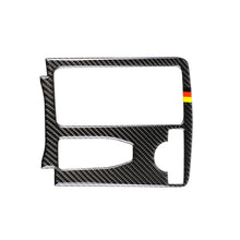 Load image into Gallery viewer, Car German Flag Carbon Fiber Right Drive Gear Position Panel Decorative Sticker for Mercedes-Benz W204 2007-2013 / W212 2010-2012, Right Drive Gear Position (German Flag)