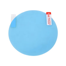 Load image into Gallery viewer, Car Round PET Rearview Mirror Protective Window Clear Anti-fog Waterproof Rain Shield Film, Diameter: 8cm, 8*8cm