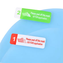Load image into Gallery viewer, Car Round PET Rearview Mirror Protective Window Clear Anti-fog Waterproof Rain Shield Film, Diameter: 10cm, 10*10cm