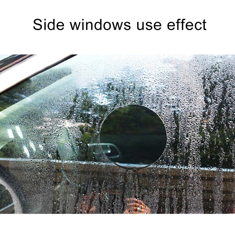 Car Round PET Rearview Mirror Protective Window Clear Anti-fog Waterproof Rain Shield Film, Diameter: 10cm, 10*10cm