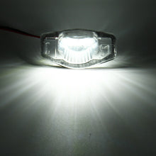 Load image into Gallery viewer, 2 PCS DC 12V 2W 120LM 6000K LED License Plate Light 18-SMD 3528 Bulbs Lamps for Honda JAZZ(FIT) 02-17, Odyssay 08-17, Stream 01-05, CR-V 07-17, For Honda JAZZ(FIT)