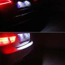 Load image into Gallery viewer, 2 PCS DC 12V 2W 120LM 6000K LED License Plate Light 18-SMD 3528 Bulbs Lamps for Honda JAZZ(FIT) 02-17, Odyssay 08-17, Stream 01-05, CR-V 07-17, For Honda JAZZ(FIT)