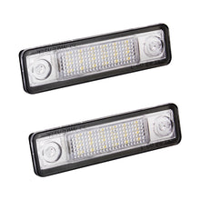 Load image into Gallery viewer, 2 PCS DC 12V 2W 120LM 6000K LED License Plate Light 18-SMD Bulbs Lamps for Astra F 91-98, G Estate(F69) 98-05, Opel Corsa B 93-00, Omega A 86-94, For Astra/Opel Corsa