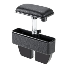 Load image into Gallery viewer, Universal Car Multi-functional Console Side Pocket Seat Gap Side Storage Box with Elbow Support Pad, with Pad