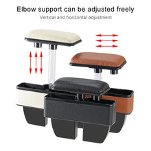 Load image into Gallery viewer, Universal Car Multi-functional Console Side Pocket Seat Gap Side Storage Box with Elbow Support Pad, with Pad