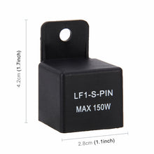 Load image into Gallery viewer, Universal 2 Pin Motorcycles LED Light Turn Flasher Relay Signal Rate Control Hyper Flash, LED Light Turn Flasher