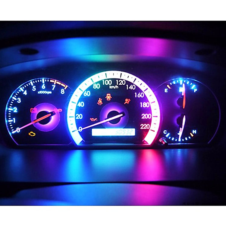 10 PCS 0.4W B8.5 Wedge Instrument Panel COB LED Light Dashboard Gauge Cluster Indicator Lamp Bulb, 0.4W B8.5