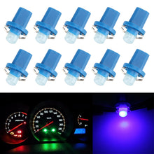 Load image into Gallery viewer, 10 PCS 0.4W B8.5 Wedge Instrument Panel COB LED Light Dashboard Gauge Cluster Indicator Lamp Bulb, 0.4W B8.5