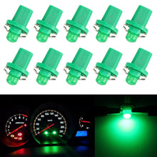 Load image into Gallery viewer, 10 PCS 0.4W B8.5 Wedge Instrument Panel COB LED Light Dashboard Gauge Cluster Indicator Lamp Bulb, 0.4W B8.5
