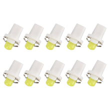 Load image into Gallery viewer, 10 PCS 0.4W B8.5 Wedge Instrument Panel COB LED Light Dashboard Gauge Cluster Indicator Lamp Bulb, 0.4W B8.5