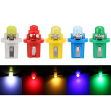 Load image into Gallery viewer, 10 PCS 0.4W B8.5 Wedge Instrument Panel COB LED Light Dashboard Gauge Cluster Indicator Lamp Bulb, 0.4W B8.5