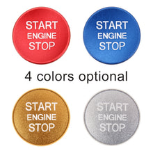 Load image into Gallery viewer, Car Engine Start Key Push Button Cover Trim Aluminum Alloy Sticker Decoration for Audi, For Audi