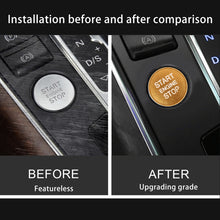Load image into Gallery viewer, Car Engine Start Key Push Button Cover Trim Aluminum Alloy Sticker Decoration for Audi, For Audi