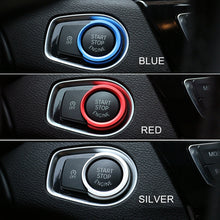 Load image into Gallery viewer, Car Engine Start Key Push Button Ring Trim Aluminum Alloy Sticker Decoration for BMW, For BMW (Engine Start), For BMW (Start Key), For BMW with Diamonds