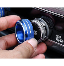 Load image into Gallery viewer, 3 PCS Car Aluminum Alloy Air Conditioner Knob Case for Honda Tenth Generation Accord, For Honda Tenth Generation Accord(Blue), For Honda Tenth Generation Accord(Red)