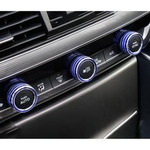 Load image into Gallery viewer, 3 PCS Car Aluminum Alloy Air Conditioner Knob Case for Honda Tenth Generation Accord, For Honda Tenth Generation Accord(Blue), For Honda Tenth Generation Accord(Red)
