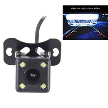 Load image into Gallery viewer, 628 x 582 Effective Pixel PAL 50Hz Waterproof Universal Car Rear View Backup Camera With 4 LED Lamp, DC 12V, Wire Length: 4m, 4 LED Lamp