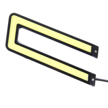 Load image into Gallery viewer, 2 PCS DC 12V 10W 800LM 5500K COB Car DRL Daytime Running Lights Lamp,Cable Length:50cm, DC 12V 10W