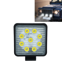 Load image into Gallery viewer, 6.7W White Light Square-Shaped Waterproof Car Boat Marine Work Lights Spotlight LED Bulbs, DC 9-30V, 27W