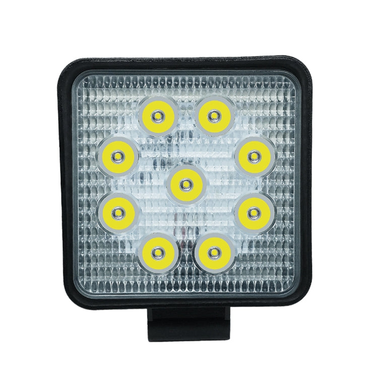 6.7W White Light Square-Shaped Waterproof Car Boat Marine Work Lights Spotlight LED Bulbs, DC 9-30V, 27W