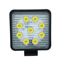 Load image into Gallery viewer, 6.7W White Light Square-Shaped Waterproof Car Boat Marine Work Lights Spotlight LED Bulbs, DC 9-30V, 27W