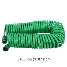Load image into Gallery viewer, Garden Watering Series Spring Tube Hose Telescopic Spiral Pipe with Water Connector Adaptor and Connector, Length: 30m, 30m Telescopic Pipe